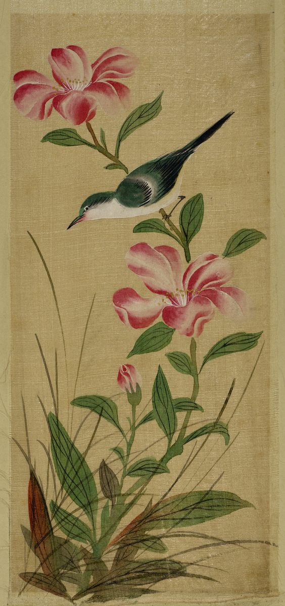Bird and flower painting